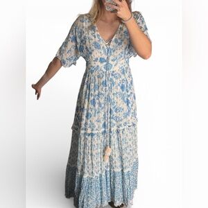 Hemant & Nandita Calee maxi dress, medium